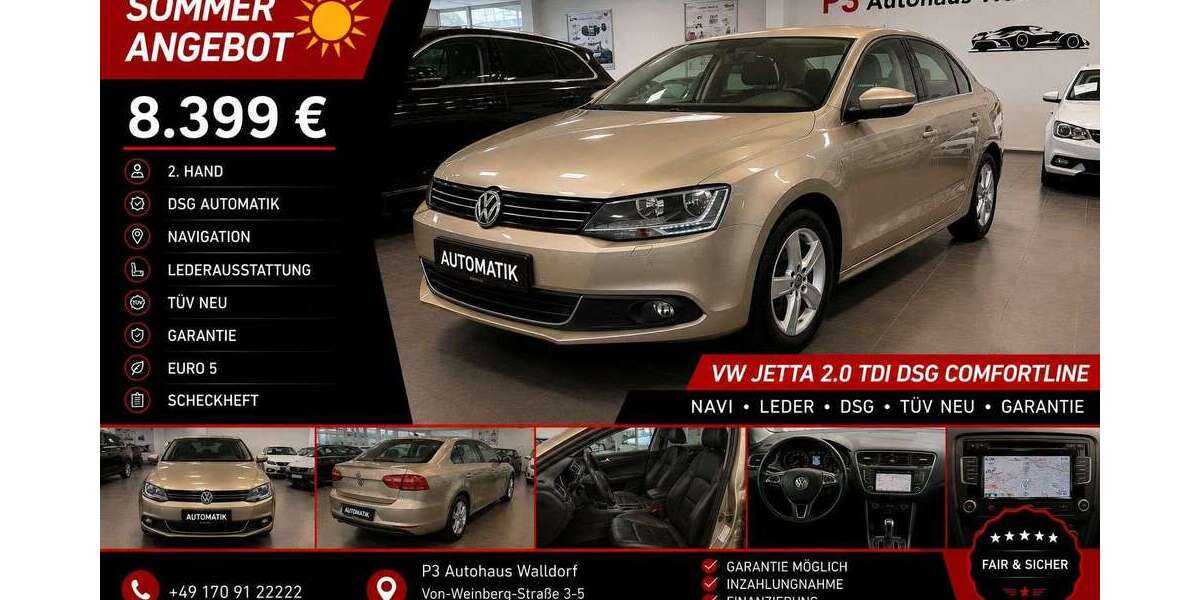 VW Jetta 138.665 km 8.399 &euro; Walldorf 64546