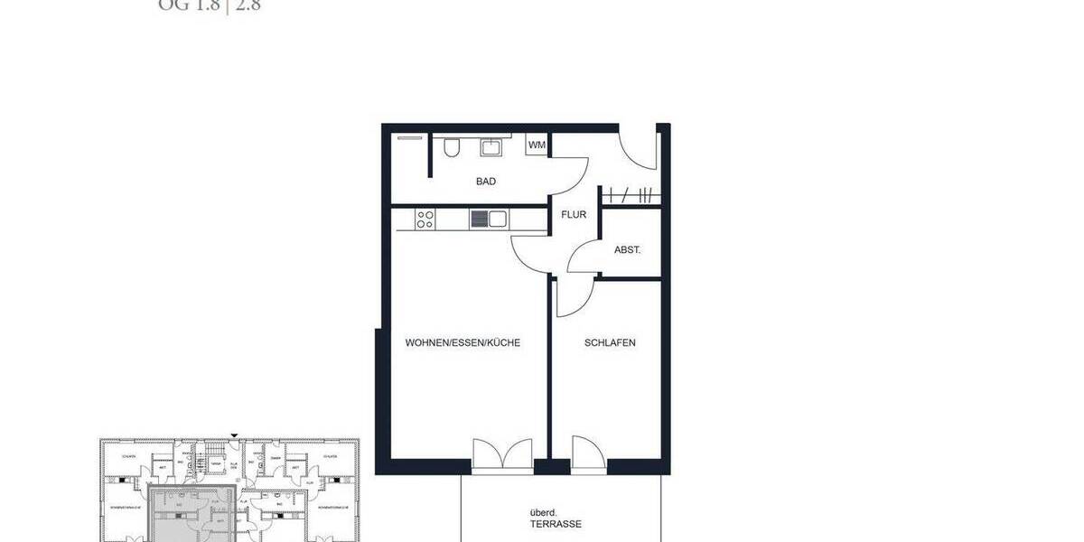 Etagenwohnung Fredenbeck - 3 Zimmer, 69 m&sup2;, 299.500&euro; | Angebot:25776847