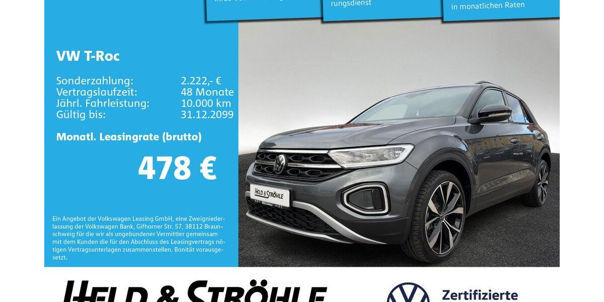 VW T-Roc 2.001 km 42.450 &euro; Neu-Ulm 89231