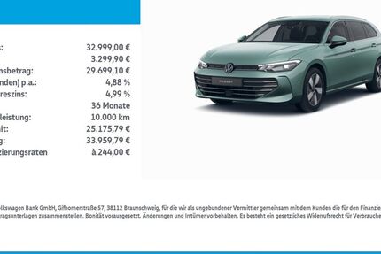 VW Passat Variant 18.335 km 32.999 &euro; Mühlhausen/Thüringen 99974