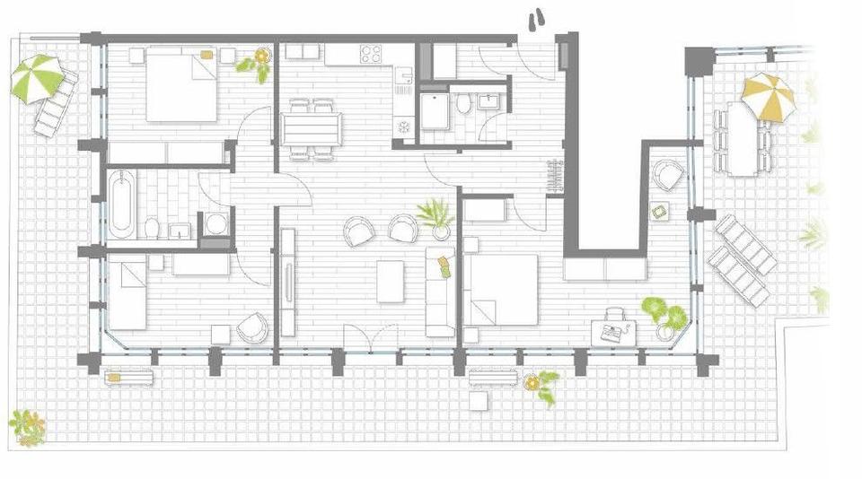Dachgeschoßwohnung Dallgow-Döberitz Döberitz - 4 Zimmer, 149 m&sup2;, 1.790&euro; | Angebot:24815134