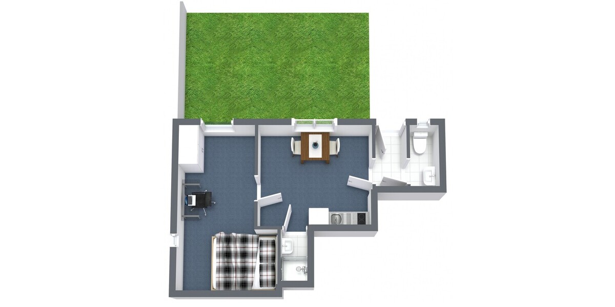 Kompakte 2-Zimmer-Wohnung mit eigener Gartenfläche in Königswinter-Heisterbacherrott - Etagenwohnung Königswinter Thomasberg | Angebot:27097646