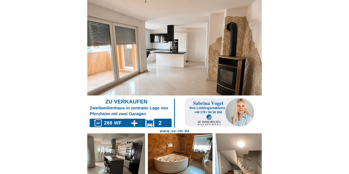 Einfamilienhaus Pforzheim Weststadt - 11 Zimmer, 286 m&sup2;, 869.000&euro; | Angebot:26766237
