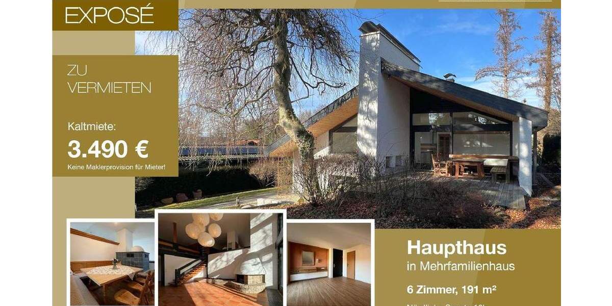 Mehrfamilienhaus, Wohnhaus Münsing Ammerland - 6 Zimmer, 191 m&sup2;, 3.490&euro; | Angebot:22188779