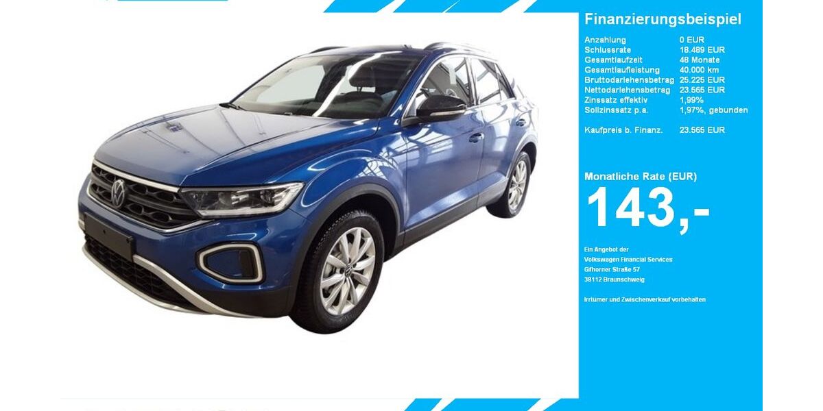 VW T-Roc 4.137 km 23.565 &euro; Gütersloh 33334