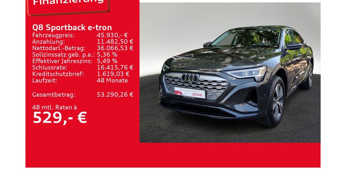 Audi Q8 e-tron 44.659 km 45.930 &euro; Ulm 89073