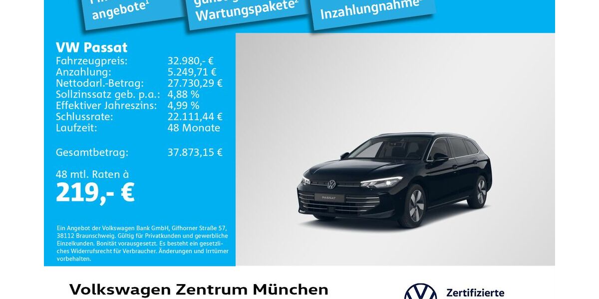 VW Passat 17.614 km 31.672 &euro; München 80687