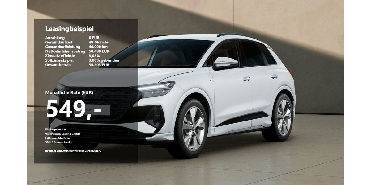 Audi Q4 e-tron 7.459 km 49.720 &euro; Goslar 38644
