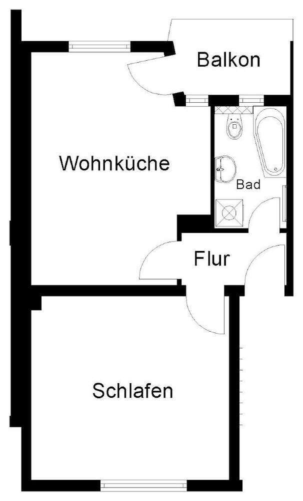 Wohnung zum Mieten in Wuppertal 336 € 46.68 m²