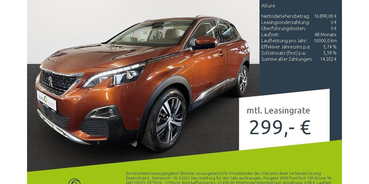 Peugeot 3008 31.066 km 15.949 &euro; Münster - Amelsbüren 48163