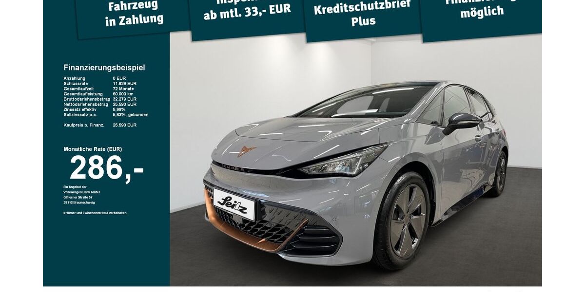 Cupra Born 20.720 km 25.590 &euro; Kaufbeuren 87600