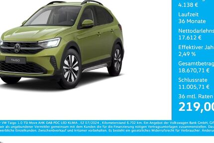 VW Taigo 6.702 km 21.750 € Bernsdorf 09337