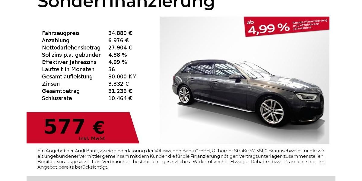 Audi A4 37.715 km 34.880 &euro; Nürnberg 90441