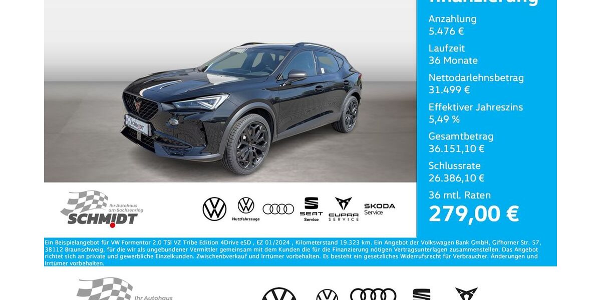 Cupra Formentor 19.323 km 34.975 &euro; Bernsdorf 09337