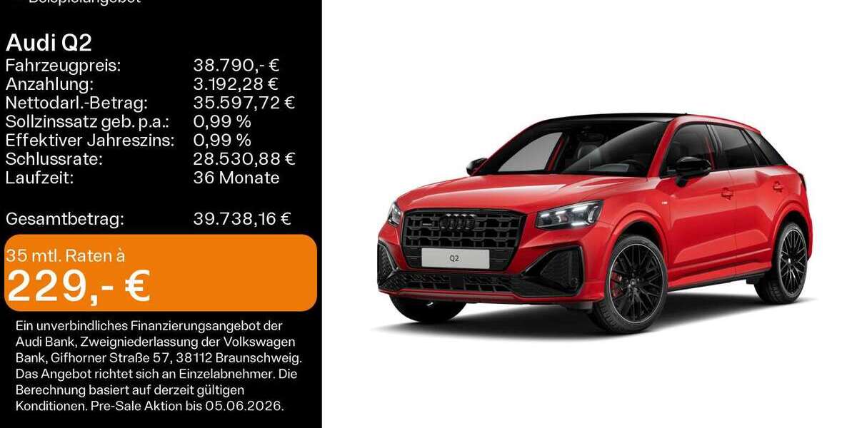 Audi Q2 8.348 km 38.790 &euro; Haßfurt 97437