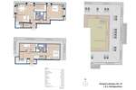 129 m² große DG-MaisonetteWohnung mit einmaligem Dachgarten in der Südvorstadt. Neubau KfW 40