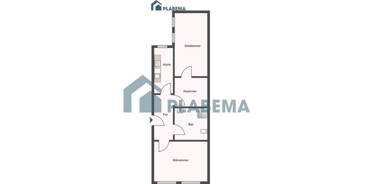Erdgeschoßwohnung Schwerin - 2.5 Zimmer, 56 m&sup2;, 750&euro; | Angebot:26562918