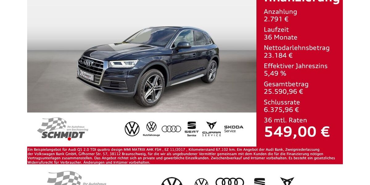 Audi Q5 67.102 km 24.975 &euro; Bernsdorf 09337