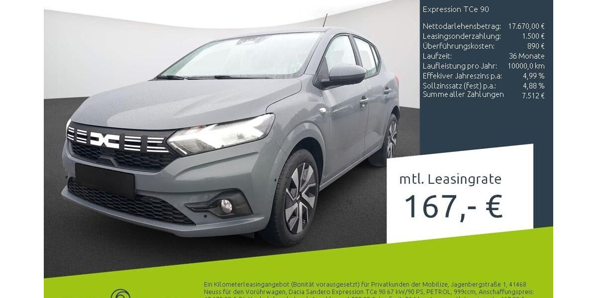 Dacia Sandero 1.500 km 16.970 &euro; Stuhr 28816