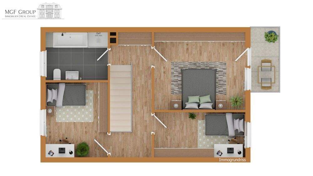 Reihenendhaus Augsburg Hochzoll - 5 Zimmer, 135 m&sup2;, 649.000&euro; | Angebot:25895945
