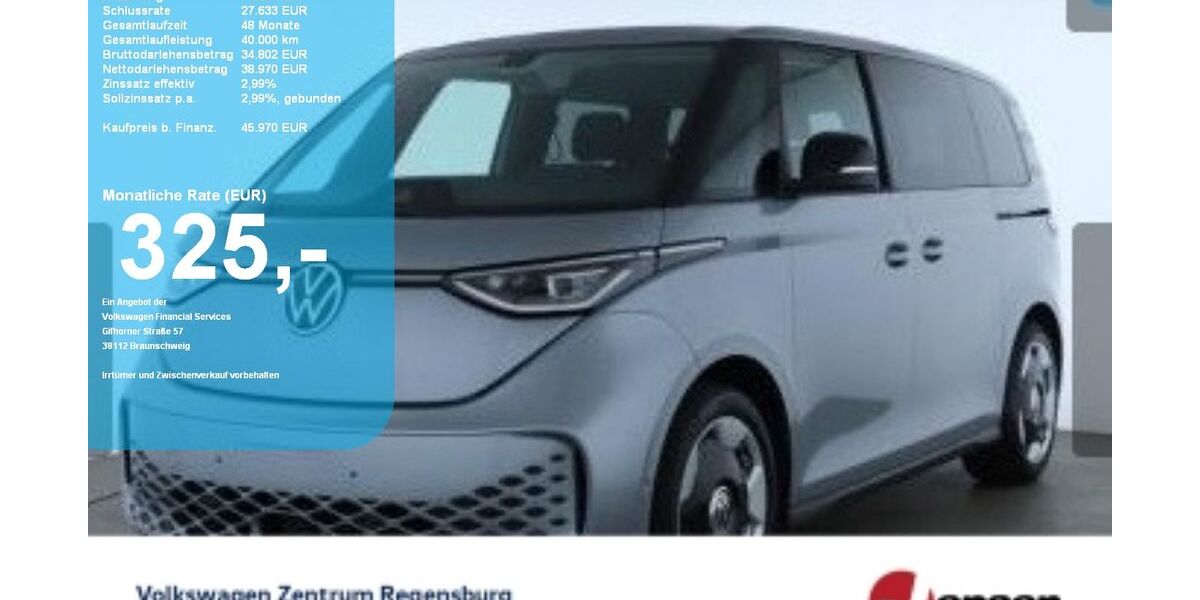 VW ID. Buzz 30.500 km 44.270 &euro; Regensburg 93053
