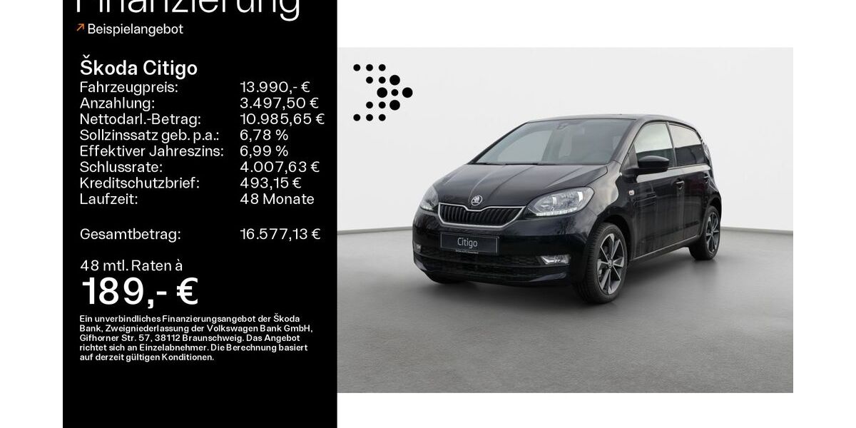 Skoda Citigo 18.390 km 13.990 &euro; Haßfurt 97437