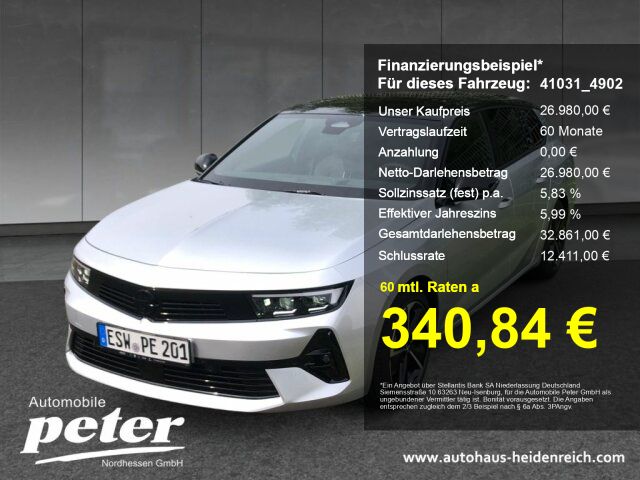 Opel Astra 3.500 km 26.980 € Eschwege 37269
