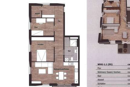 Wohnung Reute - 3 Zimmer, 89 m&sup2;, 482.500&euro; | Angebot:26432870
