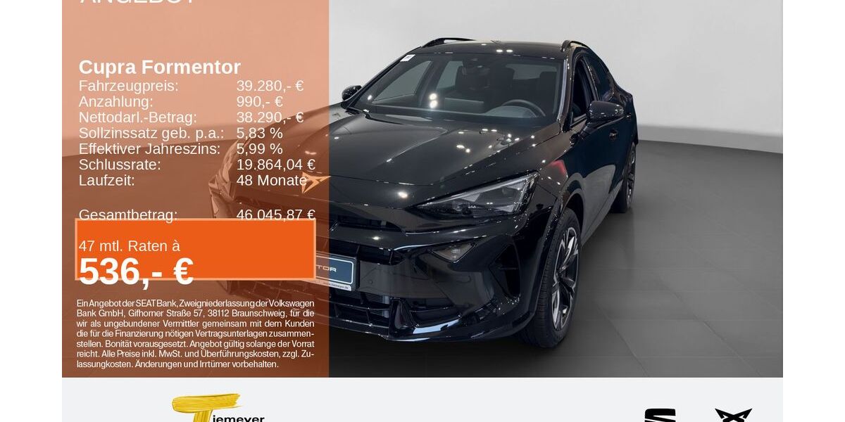 Cupra Formentor 8.990 km 39.280 &euro; Plettenberg 58840