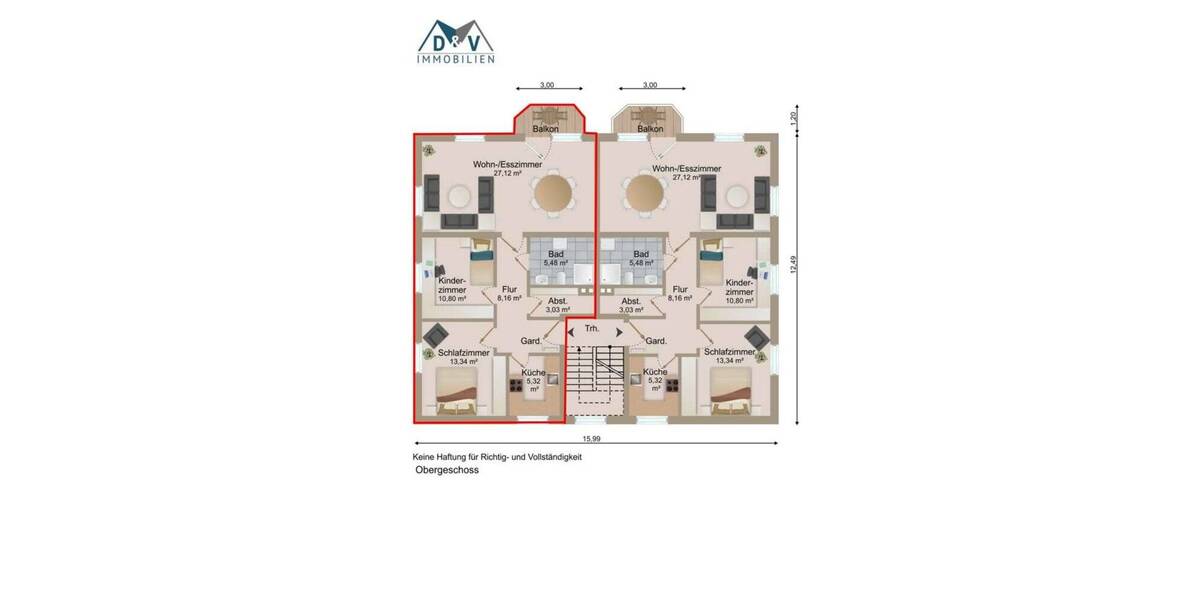 Etagenwohnung Heide - 3 Zimmer, 73 m&sup2;, 175.000&euro; | Angebot:25689637