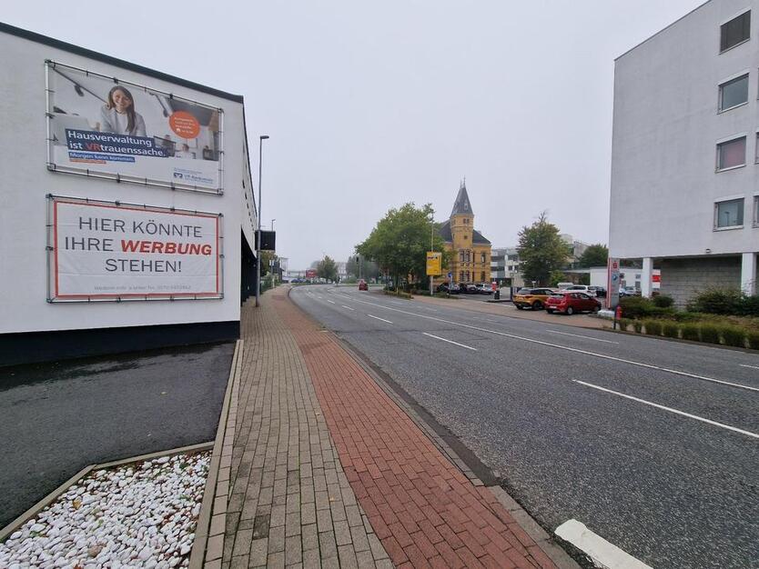 Werbefläche an der Hauptverkehrsstraße von Bad Hersfeld