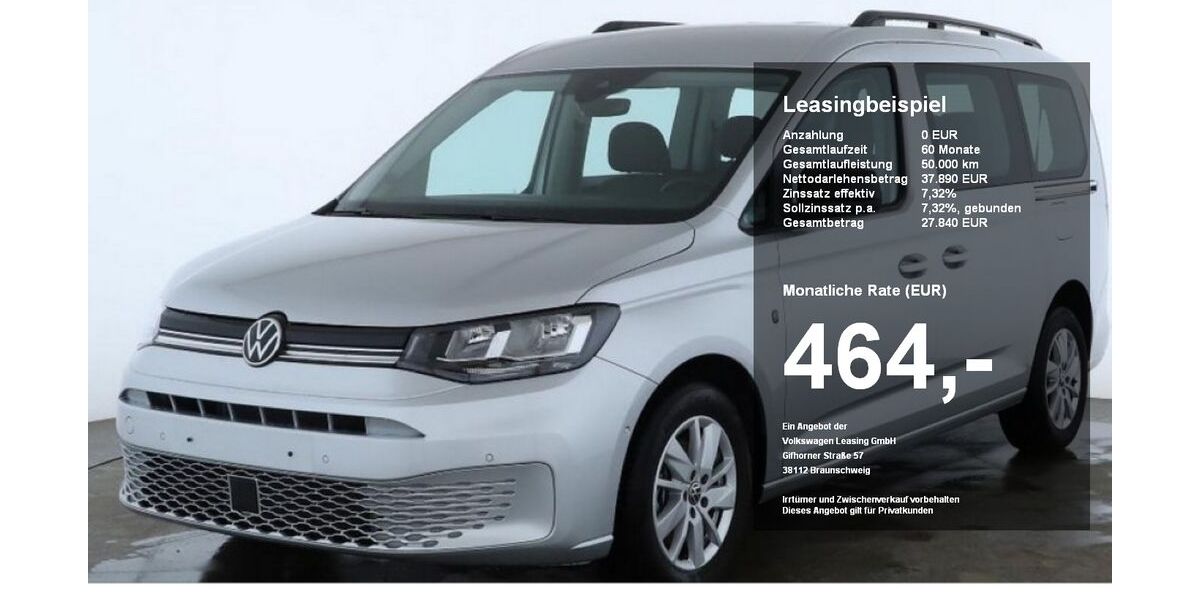 VW Caddy Maxi 12.775 km 37.890 &euro; Regen 94209