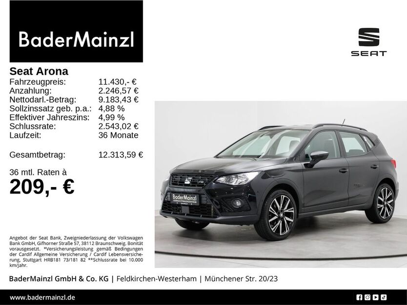 Seat Arona 88.912 km 11.430 € Feldkirchen/Westerham 83620