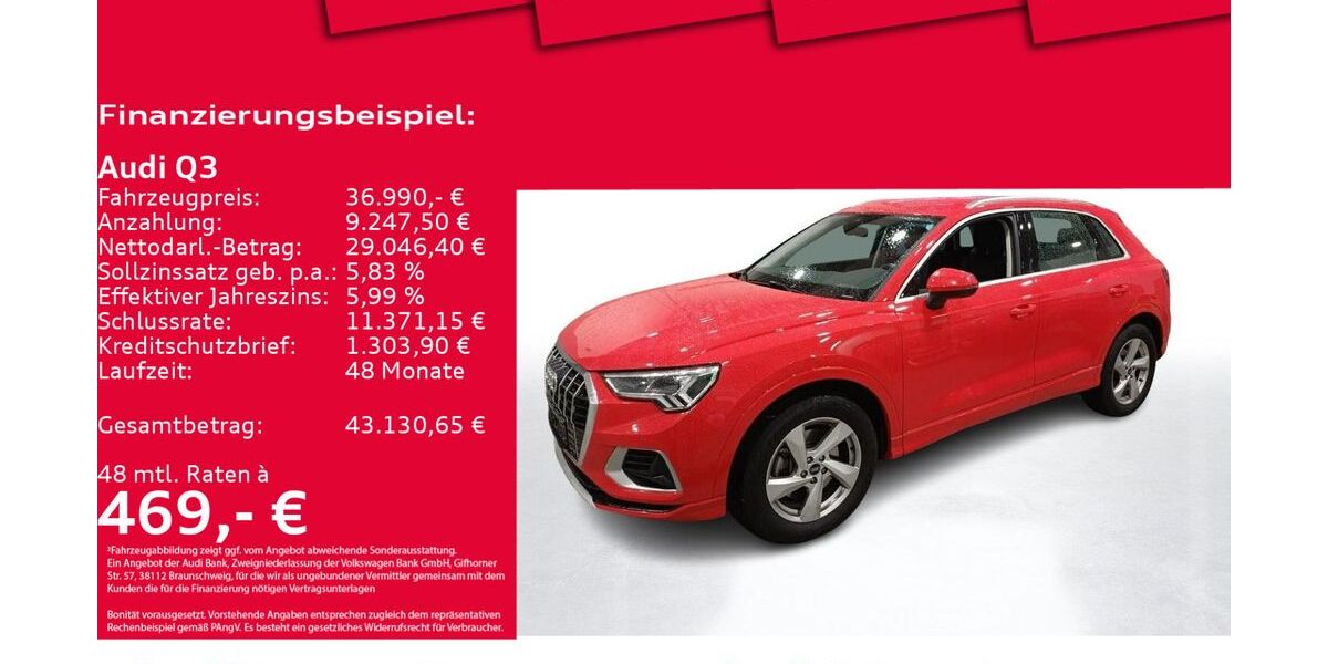 Audi Q3 28.515 km 36.450 &euro; Hannover 30179