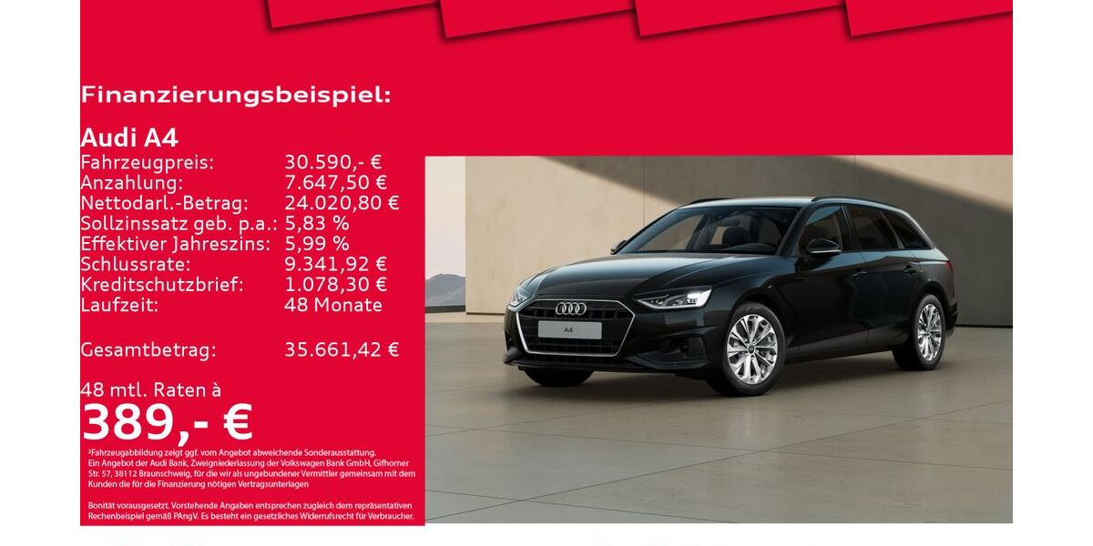 Audi A4 52.385 km 30.590 &euro; Hannover 30179