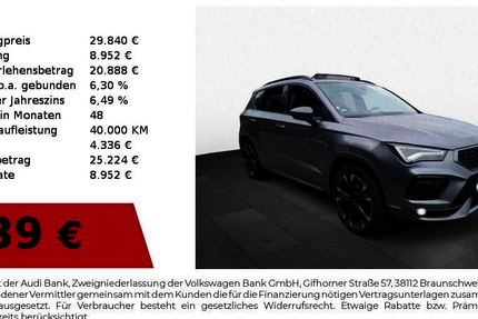 Cupra Ateca 46.300 km 29.840 &euro; Nürnberg 90411