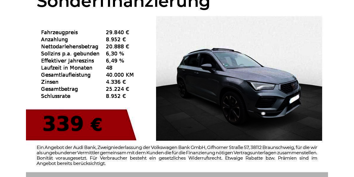 Cupra Ateca 46.300 km 29.840 &euro; Nürnberg 90411