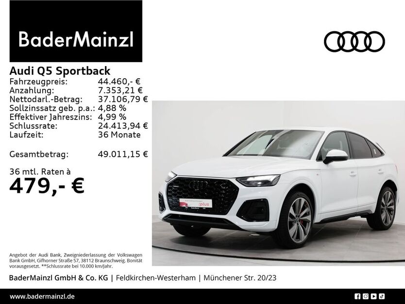 Audi Q5 74.800 km 42.920 € Feldkirchen/Westerham 83620