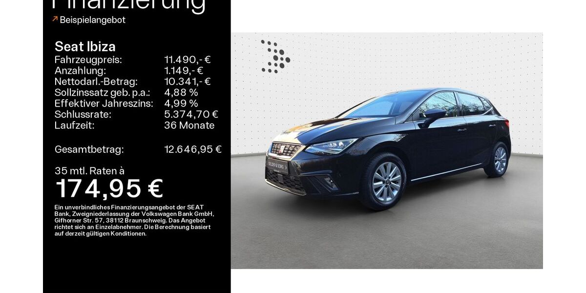 Seat Ibiza 78.300 km 11.490 &euro; Haßfurt 97437
