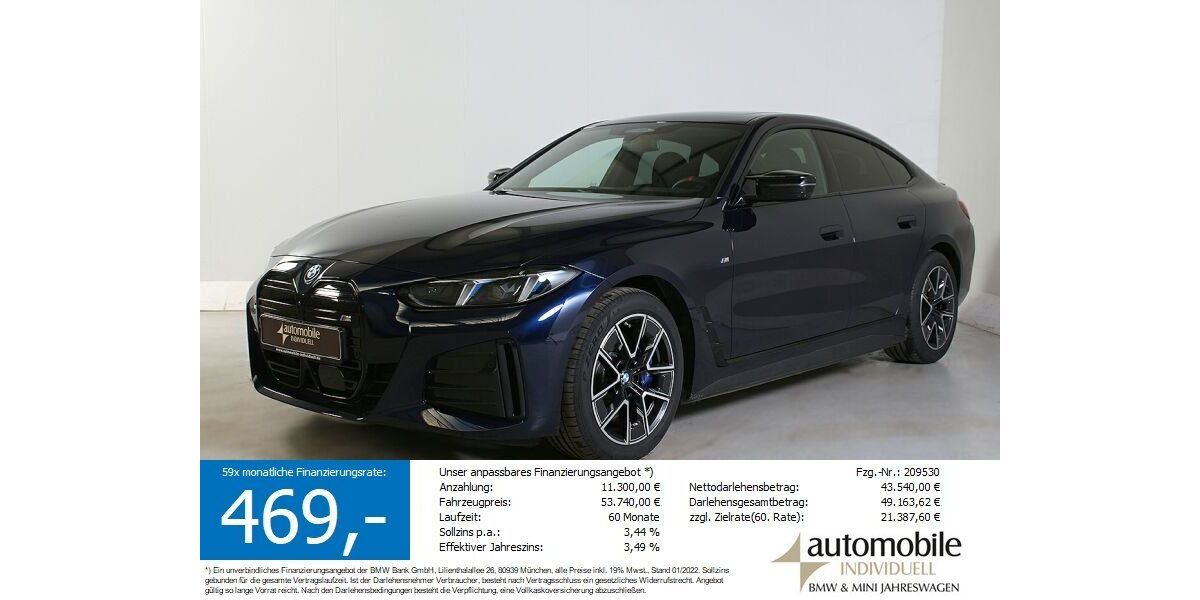 BMW i4 19.300 km 52.440 &euro; Paderborn 33100