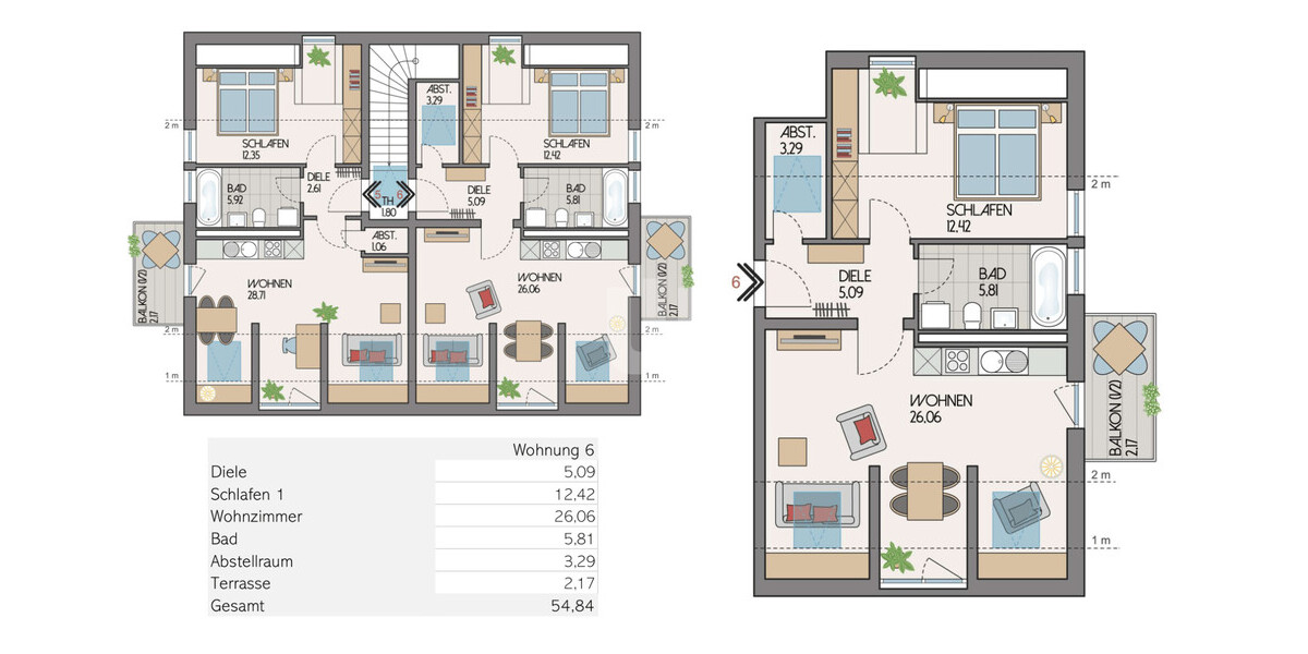 WINDISCH - ERSTBEZUG! Hochwertige 2-Zi.-DG - Wohnung mit EBK, Balkon und privatem Garten - Dachgeschoßwohnung Gröbenzell | Angebot:26764137