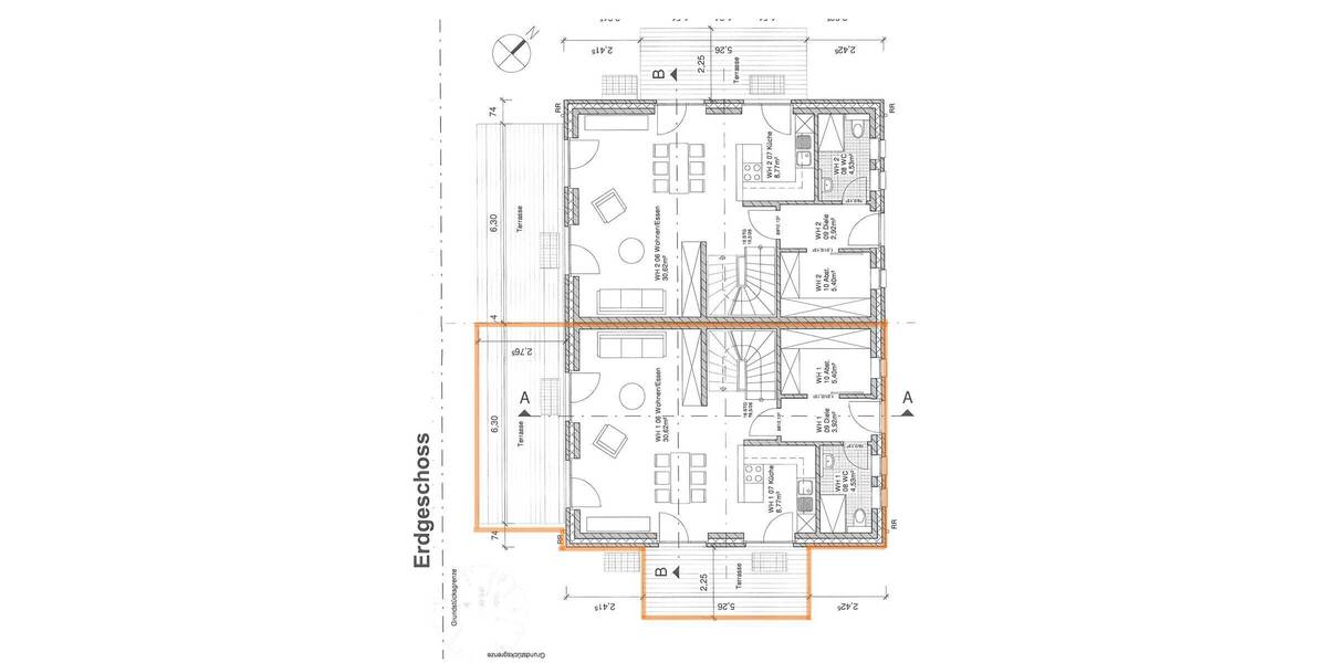 Doppelhaushälfte Hamburg Bergstedt - 4 Zimmer, 189 m&sup2;, 2.750&euro; | Angebot:26259261