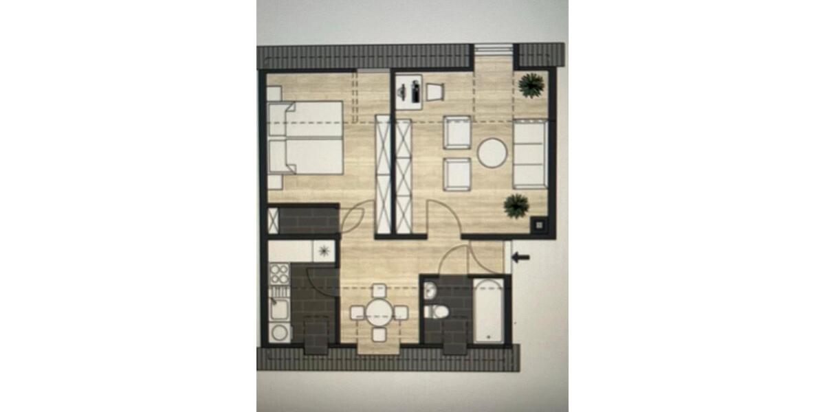 Dachgeschoßwohnung Unterschleißheim - 2 Zimmer, 45 m&sup2;, 249.000&euro; | Angebot:26822045