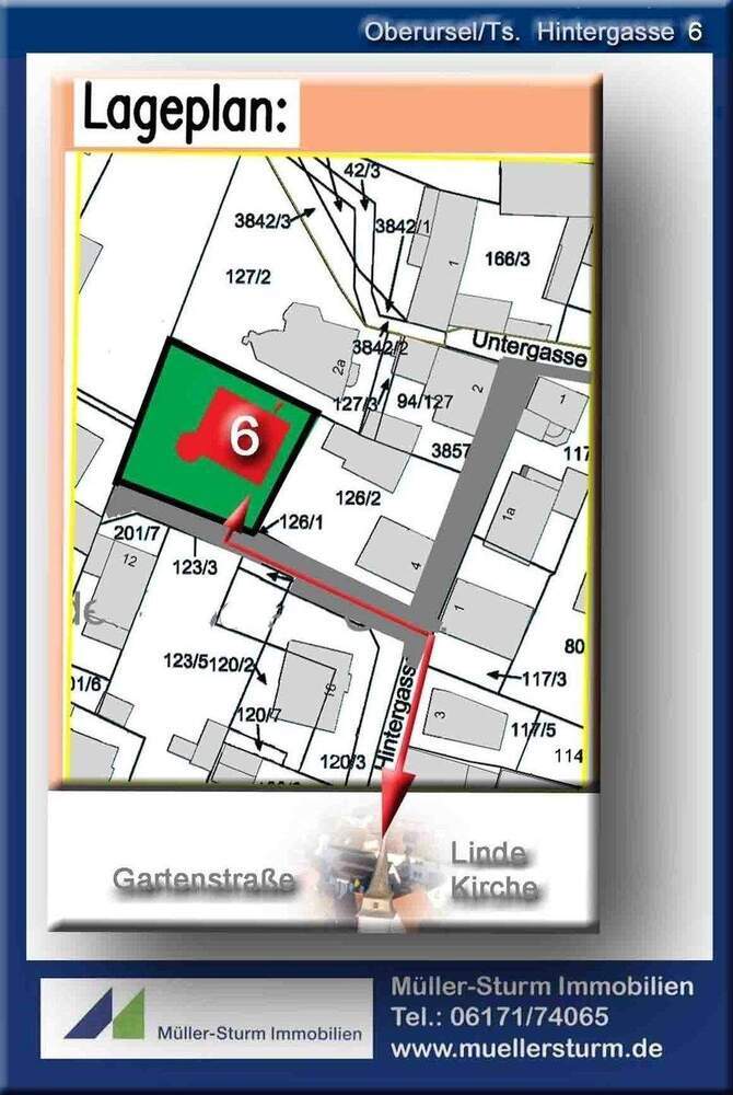OBERURSELTs. Große EG-Wohnung mit riesigem Garten (Im 2-FH!!)