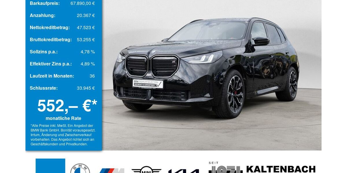 BMW X3 M50 2.490 km 67.390 &euro; Waldbröl 51545