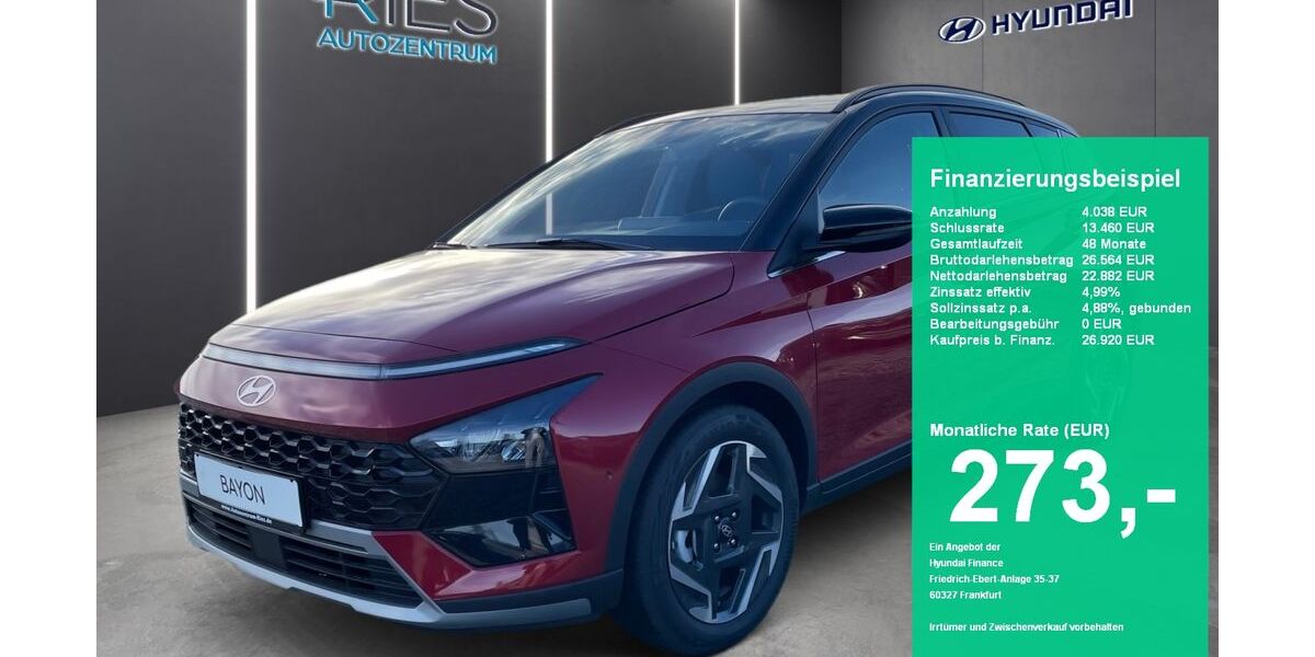 Hyundai BAYON 3.810 km 25.350 &euro; Bad Soden-Salmünster 63628