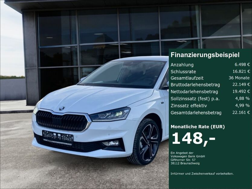 Skoda Fabia 9.300 km 25.990 € Langenhagen 30853