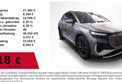 Audi Q4 e-tron 103.450 km 27.980 &euro; Nürnberg 90411