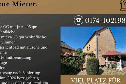 Wohnung Seegebiet Mansfelder Land - 4 Zimmer, 95 m&sup2;, 620&euro; | Angebot:25297791