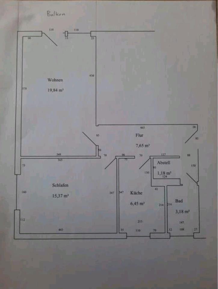 2 Zimmer Wohnung am Stadtrand in Oberasbach